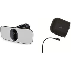 Камера наблюдения Arlo Pro 3 с наружным прожектором и кабелем для зарядки - черный