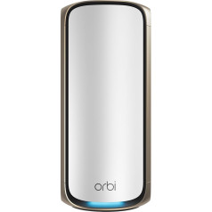 NETGEAR Orbi 970 Series Quad-Band WiFi 7 Mesh Auxiliary Satellite (RBE970) - совместим с Orbi RBE962S и RBE963S, обеспечивает дополнительную зону покрытия до 220 м², BE27000 802.11be (до 27 Гбит/