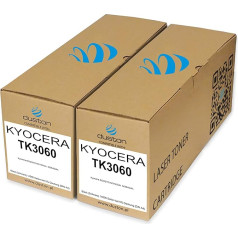 duston 2 x TK3060, TK-3060 черный тонер Совместимость с Kyocera Ecosys M3145idn M3645idn.