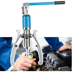 Hydraulischer Zahnradabziehersatz - Hochleistungs-Radlagerabzieher mit 2 oder 3 Backen, integrierte mechanische Reparaturwerkzeuge, Abziehsatz für Naben, Lager, Zahnräder, Blue-20T