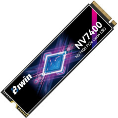 BIWIN Black Opal NV7400 1TB SSD, M.2 2280 NVMe PCIe Gen 4x4 Schnittstelle mit HMB & SLC Cache, Lesegeschwindigkeit bis zu 7400 MB/s, internes PC Solid State Drive für Laptop & Desktop & PS5