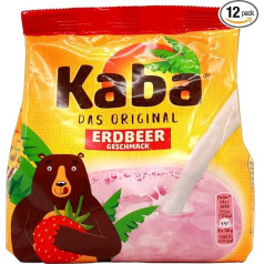 Kaba The Original со вкусом клубники, упаковка из 12 (12 x 400 г)