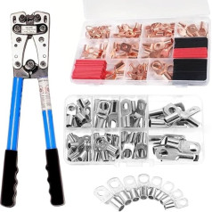 REIUAFWYGV HX-50B обжимные клещи, обжимные клеммы с медным носом, клеммы разъема кабеля электрооборудования, 6 мм ² - 50 мм ²/ AWG 10-0 (1 шт. HX-50B)