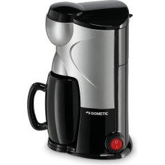 Кофеварка Dometic PerfectCoffee MC 01 Travel, 12 В, 170 Вт, для автомобиля, грузовика или лодки, черный/серебристый