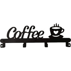 Modisches Kaffeebecher Lagerregal Wandmontage Für 4 Tassen Für Küche Badezimmer Büro Gestanzte Installation