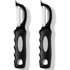 Rainspire Овощечистка, картофелечистка для кухни, острые лезвия из нержавеющей стали, овощечистка, удобная ручка, овощечистка для фруктов, морк