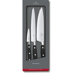 Набор поварских ножей Victorinox Fully Forged, комплект из 3 предметов, черный