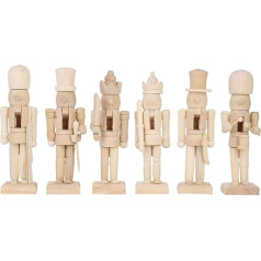 12,5 см Рождественские фигурки Щелкунчика, Деревянные фигурки Щелкунчика Солдат Рождественское украшение, Рождественский Щелкунчик Солдат