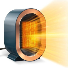 Тепловентилятор, энергосберегающий 1200 Вт, портативный PTC керамический нагреватель, электрический, энергосберегающий, тихий с 2 режимами на
