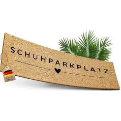 ElbFuchs® Schuhparkplatz Coconut Doormat 75 x 25 см Нескользящий и погодоустойчивый коврик для обуви Коврик для капель и стеллаж для обуви Дверной коврик Крыты
