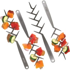 Шампуры BBQ Croc Zig Zag (упаковка из 4 штук)
