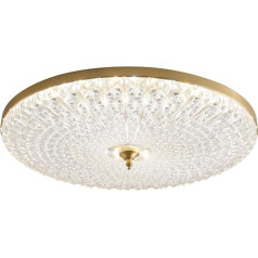 Потолочный светильник LED Crystal, круглые потолочные светильники Crystal, ультратонкий потолочный светильник Copper Crystal, скрытое крепление, диммиру