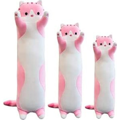 Плюшевая игрушка Кошка Подушка Длинный котенок Милая плюшевая игрушка Кошка плюшевая игрушка Kawaii плюшевая диванная подушка Подарки для д