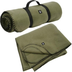 Brandit Флисовое одеяло Армия Открытый Зимний Одеяло Флис Немецкая Армия Кемпинг Одеяло Цвет: Олива