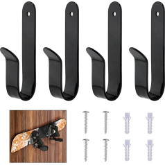 lasuroa 4st Горизонтальный сноуборд настенное крепление вешалка настенные клипсы экономия пространства дизайн вешалка лыжная доска хранения 