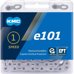 KMC Unisex's E101 E Chain, Silver, 1/2