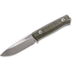 Lionsteel Unisex - Adult B40 Canvas Micarta Ride Knife, зеленый, 9