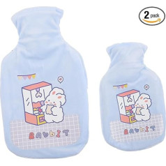 Toddmomy Сумка с горячей водой Pack of 2 Hand Warmers Heated Hand Warmer Bag Rabbit Toy Rabbit Doll Plush Warmer Heating Bag Heat Bag Refillable Hand Warmer Reusable