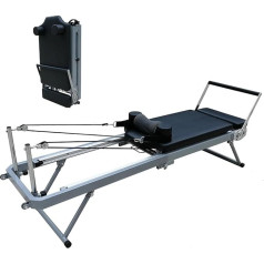 RVIFY Pilates Reformer Pilates Reformer фитнес-оборудование для складной йоги кровать силовые тренажеры дома фитнес мат (черный)