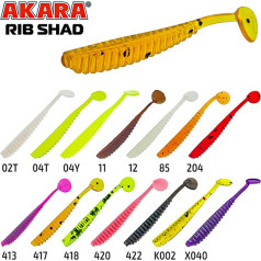 Silikona māneklis AKARA SOFTTAIL «Rib Shad ST»