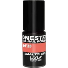 LAYLA COSMETICS Одношаговый гель-лак для ногтей, Sunset Fluo номер 33