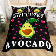 Мультфильм авокадо постельный комплект только одна девушка, которая любит авокадо комплект постельного белья 135 х 200 см для детей мальчико