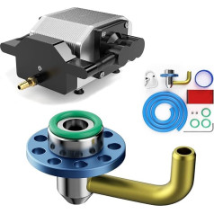 SCULPFUN S9 Air Assist Kit, S9 Лазерный гравировальный станок Идеальная модернизация S10, с воздушным насосом 30 л/мин, с 2 м шлангом, регулируемый поток во