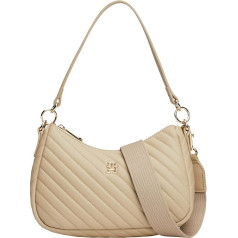 Tommy Hilfiger POPPY REFORM SHOULDER BAG QU Женская сумка через плечо, Бежевый (Бежевый), OS, Бежевый (Бежевый)