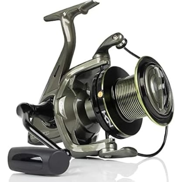 HPLIFE Surf Spinning Reel, 8000/10000/12000 Saltwater Offshore Fishing Reel, Long Throw, 12+1 Stainless Steel, BB Ultra Smooth, 4.7:1 High Speed Ratio, 70lb Max Drag Power Sea Fishing
