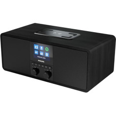 Philips R8805/10 Интернет-радио с DAB+ и FM, Spotify Connect и Bluetooth, беспроводная зарядная панель Qi и USB-порт, будильник и таймер сна