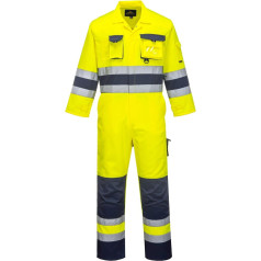 Portwest TX55YNRXL Nantes Hi-Vis комбинезон, Regular, размер: X-Large, Yellow/Navy