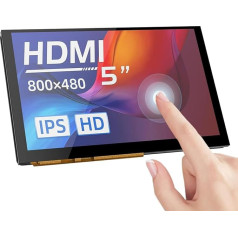 Bigtreetech HDMI5 V1.1 для 3D-принтеров, 800 x 480, IPS 160° Угол обзора Монитор совместим с Sovol-SV08 Raspberry-Pi 4B, 3B, Banana Pi, Windows 10 8 7