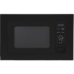Встраиваемая микроволновая печь ПКМ MW800-20B EB, мощность микроволн 800 Вт, объем рабочей камеры 20 л, 6 уровней мощности, 6 программ, функция размо