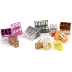 FACSER 30/50/100PC провода клеммный блок 773 компактный электрический разъем проводник светодиодный свет кабель проводки 102/103/104/106/108 (103DC, 100PCS)