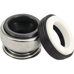 YLQUXEUV 1pc 8mm 10mm 12mm 14mm 15mm 16mm 17mm 18mm 19mm 20mm 22mm 24mm 25mm 28mm 30mm 301 Series механическое уплотнение вала для Inline Water Pump (60mm)