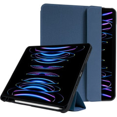 Crong Чехол Flexfolio для ipad air 11 m3 (2025) / ipad air 11 (2024)/ ipad air 10.9 (5-4-й ген.) /ipad pro 11 (2022-2021) с функцией apple pencil синий