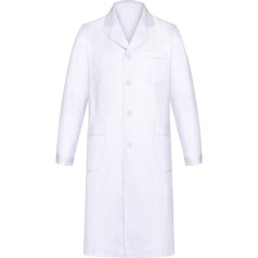 Yulang Лаборатория Пальто Химия Лаборатория Пальто Врач Пальто Белый Мужчины Женщины Работа Пальто С Длинным Рукавом Хлопок Работа Носить Ха
