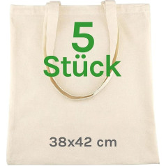 Тканевая сумка без печати Cesped®, тканевая сумка для рисования, сумка из хлопка, 100%, Ш 35 x В 42 см, холщовая сумка, 140 г/м², джутовая сумка, сумка дл