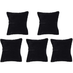 Cyrank 5pcs Bracelet Cushion Display Velvet Jewelry Display Cushion Watch Display Cushion for Shows (Black)