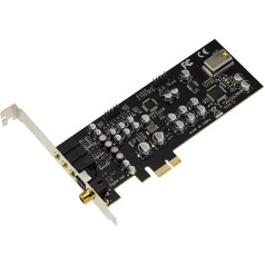 KALEA-INFORMATIQUE 7.1 HD HiFi звуковая карта 24 бит 192 кГц 100 дБ на порту PCIe с чипсетом Cmedia Oxygen CM8828 / CM9882A - высокий и низкий профиль