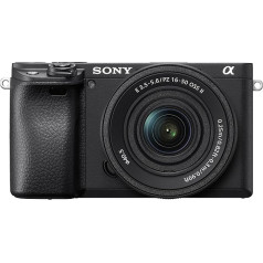 Беззеркальная камера Sony Alpha 6400 APS-C с объективом Sony 16-50 мм Power Zoom, быстрой автофокусировкой за 0,02 с с функцией распознавания глаз человека и жи