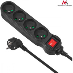 Удлинитель 4g 1.4m mce180 2300w черный