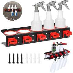 Держатель для баллончиков, настенная полка для мастерской со съемными крючками, держатель для баллончиков, держатель для баллончиков, нас