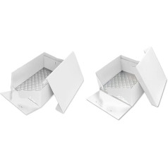 PME BCO896 Продолговатая коробка для выпечки торта и картонная подставка 431 x 330 мм (17 x 13 дюймов) и BCS877 Коробка для торта с картонной подставкой 33 x