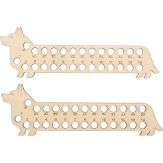 NUOBESTY 2pcs Cross Stitch Wire Rapeseed Board Sewing Thread Holder Yarn Organizer Embroidery Thread Sorter Cross Stitch Holder Cross Stitch Plate Wood Thread Poplar Embroidered