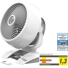 Вентилятор Vornado Energy Smart 6303DC, напольный вентилятор, циркуляция воздуха в помещении, 52 Вт, радиус действия 26 м, 99 уровней, таймер, экономия прос