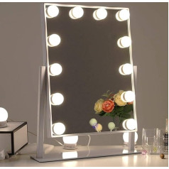 Настольное профессиональное зеркало для макияжа Chende с подсветкой, косметическое зеркало с подсветкой и регулируемыми светодиодными ламп