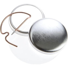 Заготовки для пуговиц 25 мм (100 шт.) с иглой для пуговичной машины Button Boss