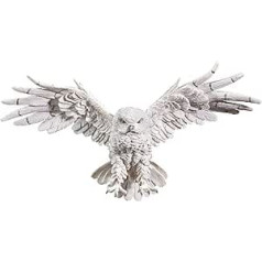 Настенная скульптура Design Toscano Mystical Spirit Owl, смола белая, 14 x 49,5 x 28 см