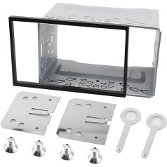 Универсальный Автомобильный Радио Монтажная Рамка 2DIN Двойной Металлический Каркас Крепления Фаски Монтажный Набор 2DIN Автомобильное Ради